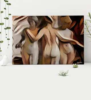 

Personalized Modern Abstract Canvas Table (30x50 cm.) 9