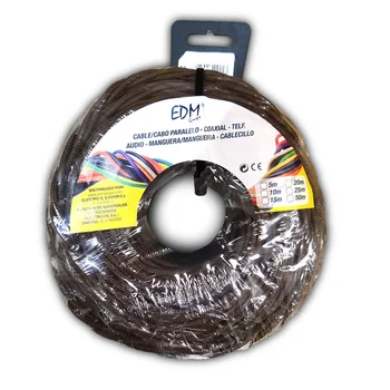 

PARALLEL TEXTILE BRAID 2X2,5MM BROWN 25MTS