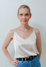 Top Women Tank-Tops Spaghetti-Strap White Cami Satin Silk Summer Camisole Basic V-Neck