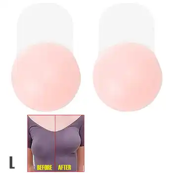 

2x Silicone Nipple Covers Reusable Tape Invisible Adhesive Pad Round C D E Cup