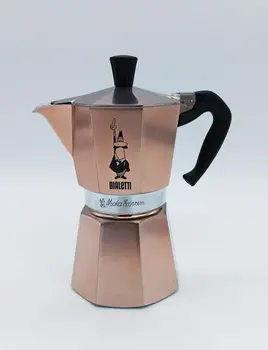 

Bialetti Moka Express Rose Gold, Caffettiera Limited Edition, 6 Tazze, alluminium