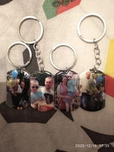 Llavero personalizado de acero inoxidable para foto de perro y amor, grabado, fotografía, recuerdo