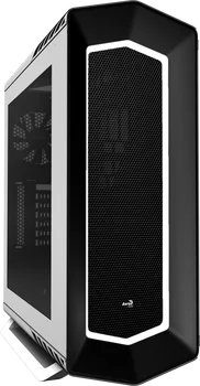 

Aerocool P7C1WH, gaming for PC case ATX, Semitorre, LED 8 colors, includes REAR fan 12 cm, side window, White