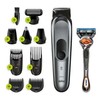 

Rechargeable Electric Shaver Braun Bodygroom MGK7221 Grey