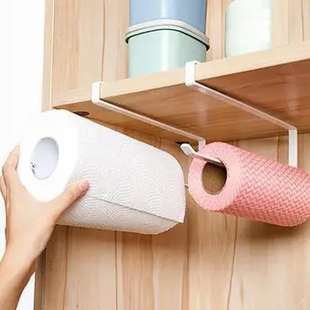 

Kitchen Paper Toilet Paper Holder Tissue Holder Hanging Bathroom Roll Paper Holder Towel Rack Stand Kitchen Storage Hooks