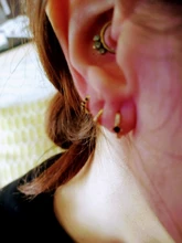 ROXI-pendientes de aro con cristales de circonita negra para mujer, joyas clásicas Punk, Voor Vrouwen, plata 925