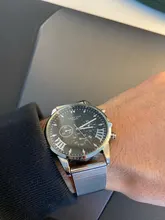 Gadyson-relojes de acero inoxidable para hombre, cronógrafo de cuarzo deportivo, Masculino