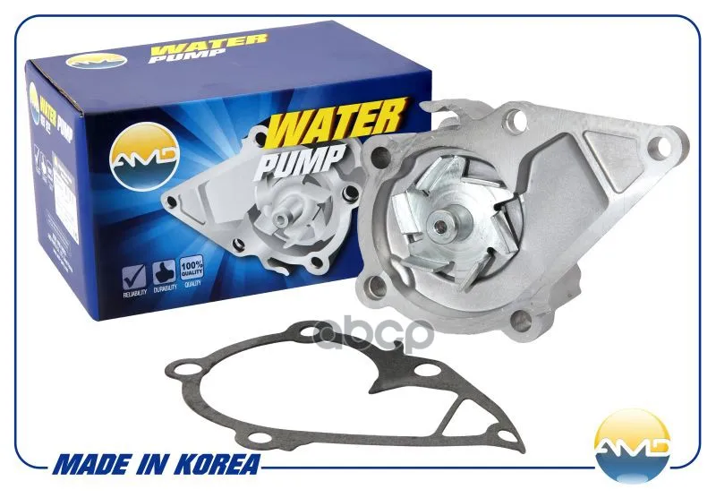 Amd.Pw13_помпа! Hyundai Accent 1.6 01-08, Kia Rio 1.6 06-08 Amd Amdpw13 AMD арт. AMDPW13