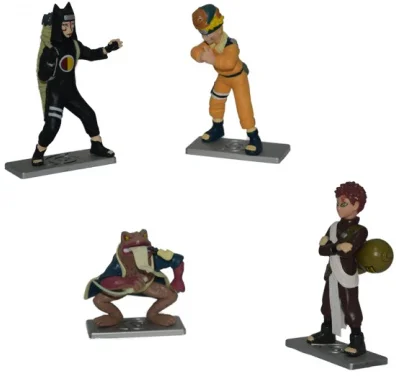 Figurine: Naruto. Set of 4 figures: Orochimaru Kankuro Naruto 12 cm | Игрушки и хобби