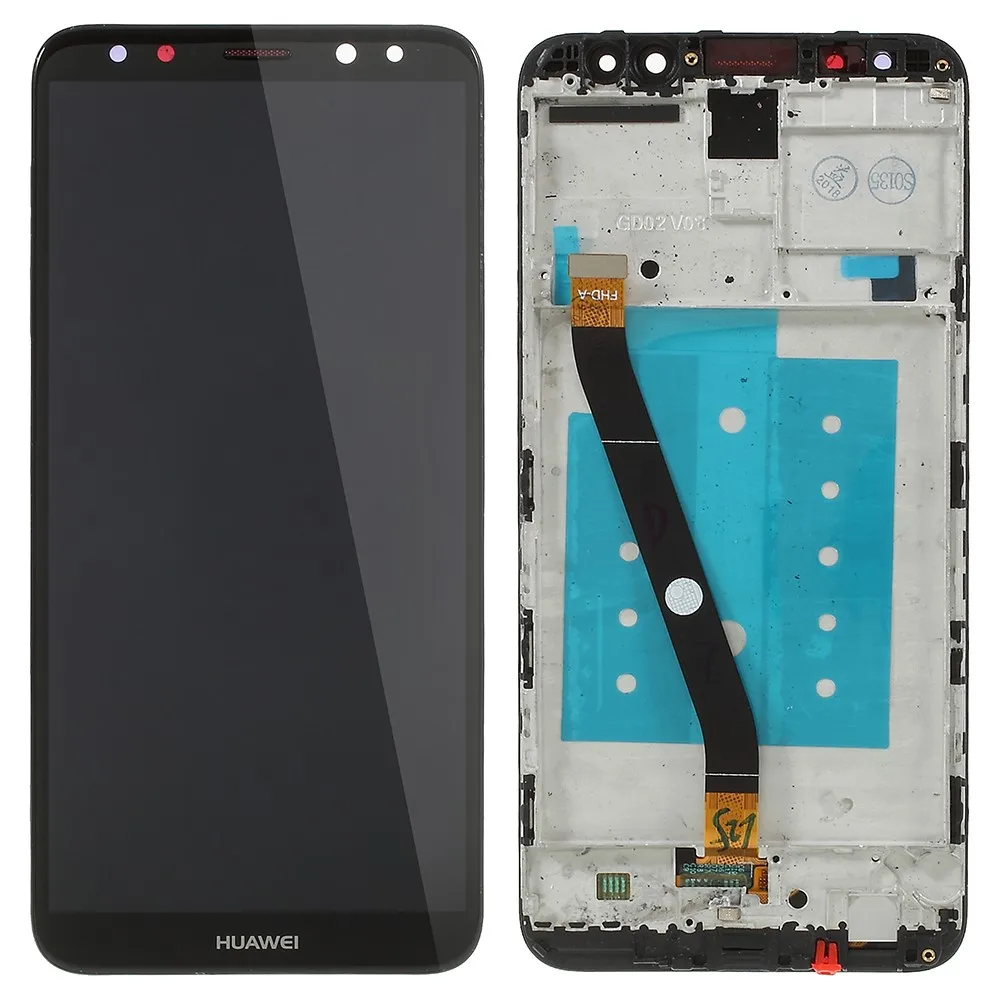 Дисплей (жк-экран) в сборе с рамкой для Huawei Mate 10 Lite - Черный | Мобильные телефоны и
