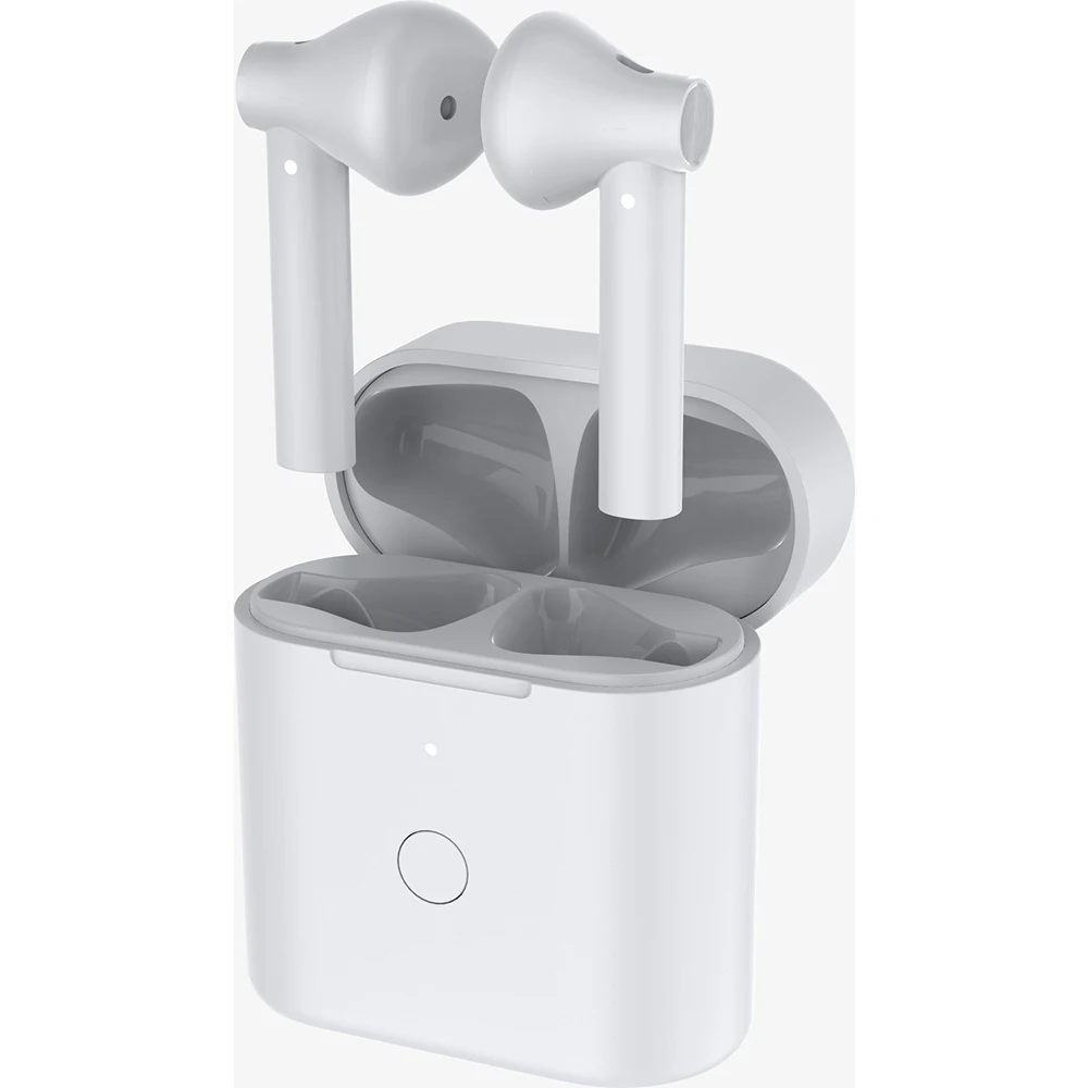 QCY T7 TWS Bluetooth Earphone - White earphone original wireless bluetooth 5.0 stereo earphone noise reduction Mic volume contro