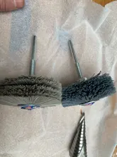 Thuja-cabezal abrasivo de nailon para pulir, cepillo resistente al desgaste, para relieve de raíz de madera, Redwood