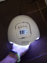 SUNX5 Max-Lámpara LED para secado de uñas, lámpara UV de hielo de 45/36/18 LED para secado de esmalte de Gel, temporizador, herramientas de manicura con Sensor automático, 90/72/36W