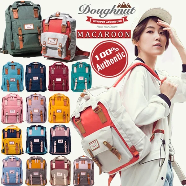 Mochila doughnut macaroon 16L, mochila femenina para niñas, mochila  escolar, mujer, Kanken|Mochilas| - AliExpress