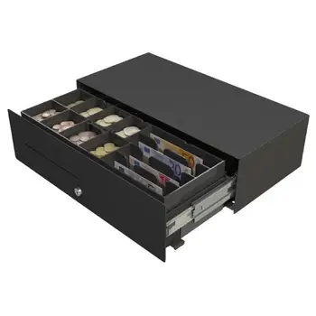 

MICRO SLIDEOUT CASH DRAWER RJ11 VERT. NOTES BLCK 24V EURO STERL