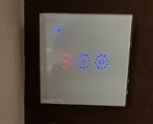 EWeLink – Interruptor ciego Wifi con ajuste de porcentaje para persiana, controlador inalámbrico de pared para cortinas motorizadas, 10A