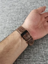 22mm correa de reloj para el Huawei watch gt 2/2e correa samsung Galaxy reloj de 3/45/46mm de cuero correa Amazfit ritmo GTR/equipo S3 frontera