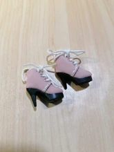 Tilda 2,5 cm Mini zapatos de muñeca para muñecas Blythe Toy, encantadores zapatos lindos de tacón alto para Azone Obitsu Licca BJD accesorios para muñecas