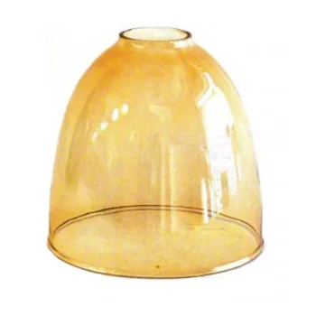 

Glass Bell Amber 150mm high x 150mm diameter