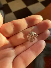 1PC Color plateado CZ Zircon pendientes tamaño pequeño multicapa pinza de chica estilo pendientes sin agujeros para las orejas de la joyería