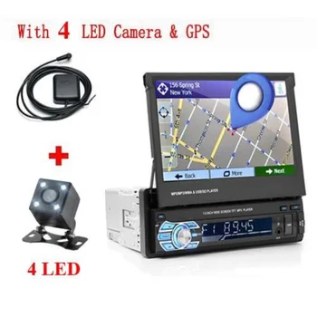 

Car Radio GPS Navigation 7″ HD Retractable Screen MP5 Player Bluetooth Stereo Mirror Link Autoradio Rear View Camera