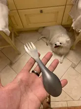 Titanium Spoon Tableware Fork Ultralight Tito Outdoor Camping Picnic Pure