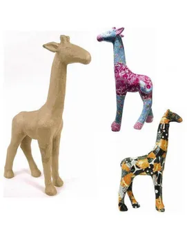 

GIRAFFE CARTON STONE FOR TECHNIQUE DECOPATCH 10x29x56 cm.