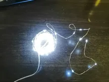 Led-String-Light Garland Battery-Operation Party-Decor Copper-Wire Christmas-Tree Wedding