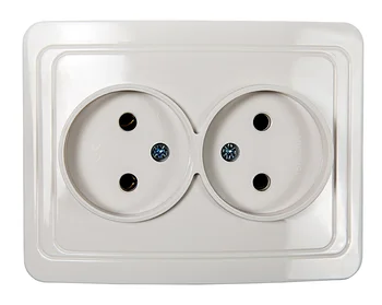 

Socket double Classico White 2102 in home