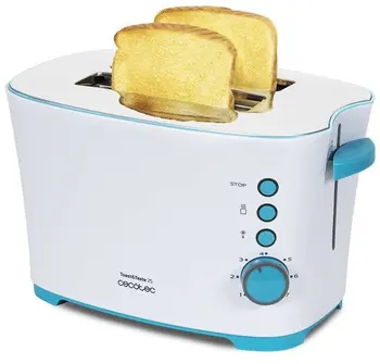 

CECOTEC TOASTER TOAST & TASTE 2S 850W (03027)