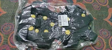 1 par S-XXL 10 pendientes Anti-Skid hielo de nieve escalada zapatos picos agarres para hielo tacos crampones invierno escalada antideslizante cubierta de zapatos