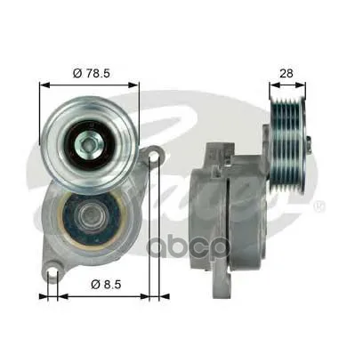 Ролик Приводного Ремня Mazda 3 1.6 03 Gates арт. T39103