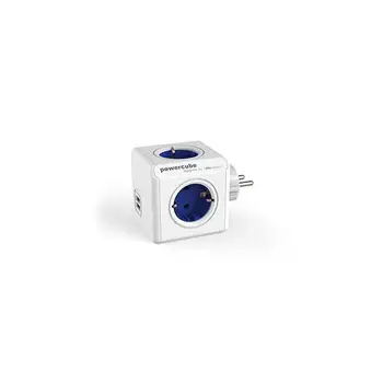 

Allocacoc 1203BL/DEOUPC extension cords and multiple 4 socket (e) AC blue, white