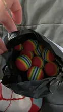 10 Uds EVA colorido pelota juguete para gato juguetes interactivos para gatos jugar a masticar juguete rasguño bola de espuma Natural suministros para entrenamiento de mascotas