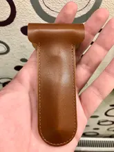 Navaja de afeitar de viaje CASO DE funda, soporte Manual maquinilla de afeitar de doble filo afeitar de cuero de la PU