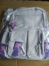 JOYPESSIE-Mochila de Nylon Kawaii para mujer, morral escolar impermeable a la moda para chicas adolescentes, bonita Mochila de estudiante, Mochila de viaje