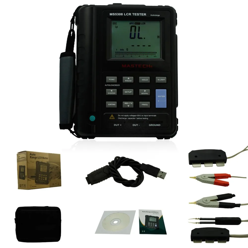 LCR-метр с автовыбором диапазонов MASTECH MS5308