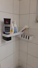 Organizer Shower-Shelf-Holder Storage-Rack Wall-Mounted Bathroom-Shampoo Corner 4 Kitchen
