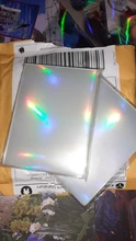 Película de tarjeta parpadeante láser de vidrio de Gema rota, funda holográfica para tarjeta de foto, Idol, Tarot, YGO Ultra, Protector de tarjeta, 100 Uds.
