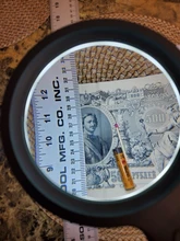 Lupa iluminada Glass-10X lupa de lectura grande de mano con 12 luz LED iluminada para personas mayores, reparación, monedas