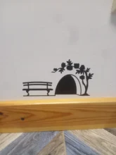 Wall-Sticker Cupboard Room-Decoration Mouse-Hole Door On-The-Wall Creative Kids PVC Art