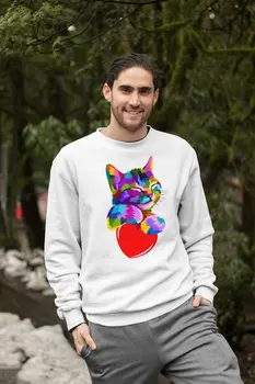 

Angemiel Wear To Clingy Cat Men Sweatshirts