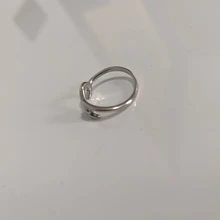 Uini-tai-anillo abierto de estrella de gato perezoso, Plata de Ley 925, diseño creativo de moda, accesorios para estudiantes de alta calidad