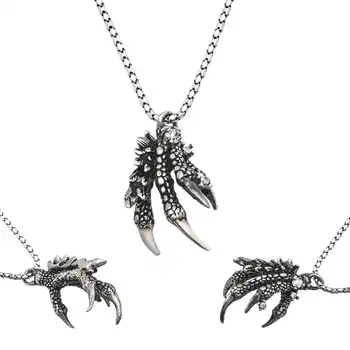 

Merve Silver 925 Sterling Silver Eagle Claw Men 'S Necklace