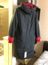 Thick Jacket Clothing Parka Coat Women Female Winter Astrid Hooded Long Large-Sizes Fashion