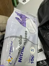 Guantes de nitrilo 100 unids/pack Xingyu púrpura comida grado impermeable alergia libre desechable seguridad guantes de nitrilo