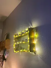 Tiny leaf garland fairy light decor LED Copper Wire string lights for Wedding forest