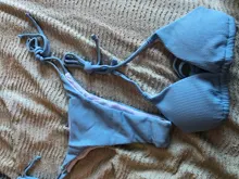 Tankini Swimsuits Bandage Bathing-Suit Swimwear Women Brazilian-Set Two-Pieces Blue Purple