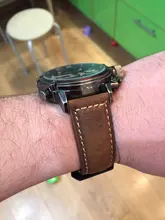 Hecho a mano Color a 4 accesorios de reloj Vintage Caballo Loco genuino de cuero 20mm 22mm 24mm 26mm correa de reloj y banda de reloj