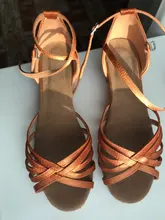 RU Stock alta calidad nueva llegada al por mayor niñas niños/niños tango salón de baile salsa Latino zapatos de tacón bajo